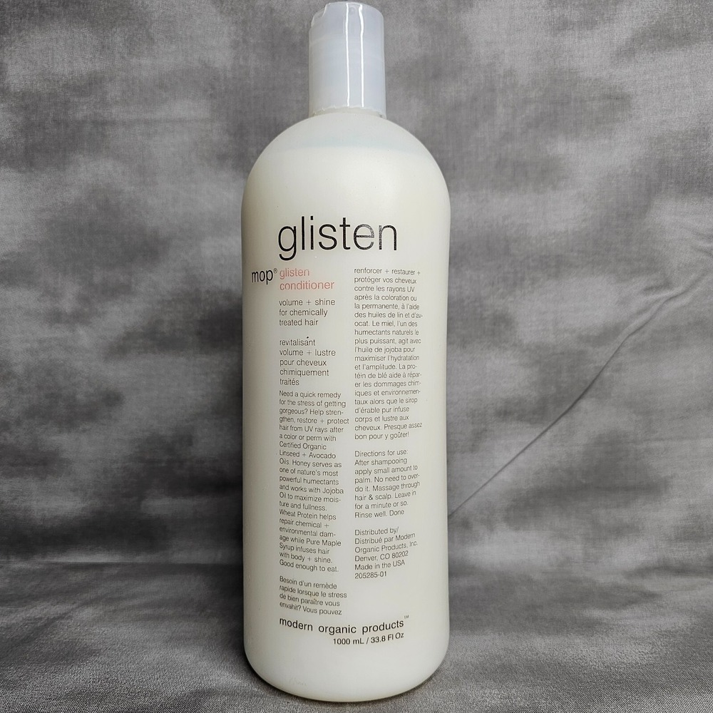 MOP‎ Modern Organic Products Glisten Conditioner Jumbo 33.8 oz HTF, NEW